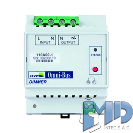 Módulo Dimeable Omni-Bus, carril DIN LEVITON 110A00-1
