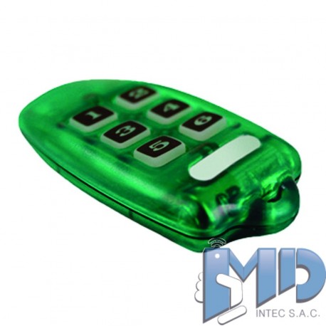 Control remoto de llavero de Omni-Bus, 6 canales LEVITON 125A00-1