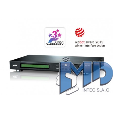 VM5404D - 4 x 4 Conmutador de matriz DVI con videowall & escalador