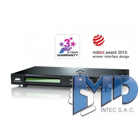 VM6404H - Conmutador de matriz HDMI 4K 4 x 4 con módulo de escala