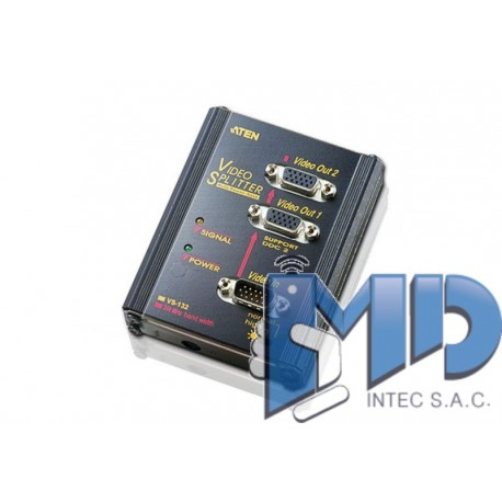 VS132 - Divisor empotrado VGA de 2 puertos (350MHz)