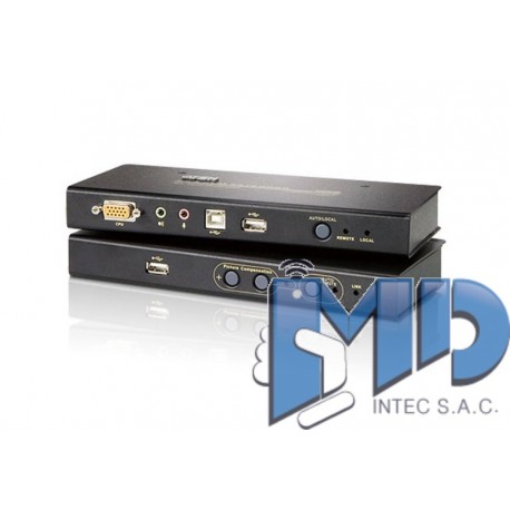 CE800B - Alargador KVM Cat 5 VGA/Audio USB con almacenamiento flash USB (1024 x 768 a 250 m)